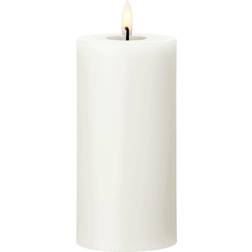 Ester & Erik Blockljus LED Ø7,5x15 cm 10 Silky Vit LED-ljus 15cm