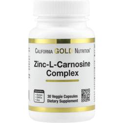 California Gold Nutrition Zinc-L-Carnosine Complex, Veggie 30 pcs