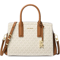 Michael Kors Small Signature Logo Satchel - Blanc