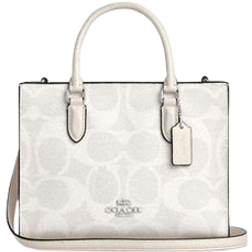Coach Maggie Small Tote Bag - White