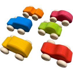 Grimms 6 bunte Holzautos