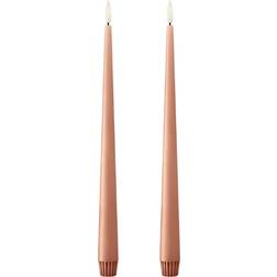 Ester & Erik Kronljus LED 30 cm 2-pack 20 Rosy Caramel LED-ljus 30cm 2st