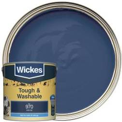 Wickes Tough & Washable Emulsion Admiral No.970 Wall Paint Admiral 2.5L