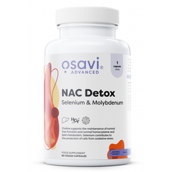 Osavi NAC Detox Selen & Molybdæn 60 Veganske Kapsler 60 stk