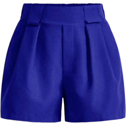 Shein Plissierte Shorts - Einfarbige