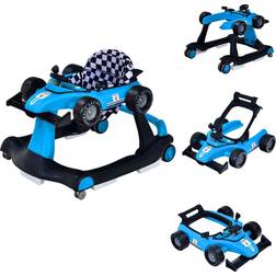 Costway 4-in-1 Baby Walker Blue