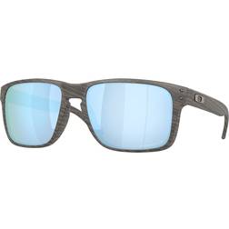 Oakley Holbrook XXL Prizm Deep Water Polarized Solglasögon - Woodgrain