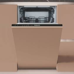 Hotpoint Integrated Slimline Dishwasher Eco Programme Black