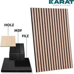 Karat Akustikpaneel für Angenehme Raumakustik 60 x 60 cm White Oak