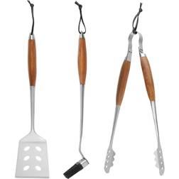 Mustang Grill Set Wooden Case 3 Pcs
