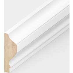 Leader White 2.4m Painted Decorative Cover Moulding 122312