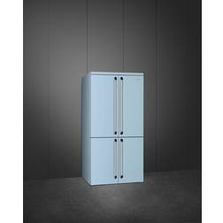 Smeg FQ960PB6 Victoria American Fridge Freezer Blue