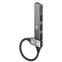Goobay Slim 4-Port USB Hub USB-A till USB-A USB 3.2