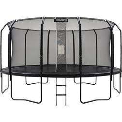 Stratos Trampolín 488 cm Línea Premium Negra