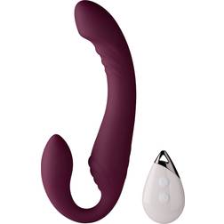 Sinful Flexibel Fjärrstyrd Strapless Strap-on Dildo Lila