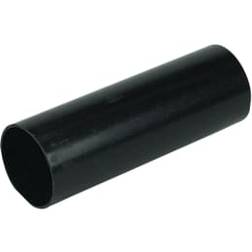FloPlast Black 68mm Round Downpipe 2.5m