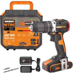Worx 20V 55Nm Cordless Brushless Hammer Drill