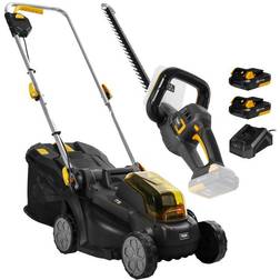 Texas Kombipakke LMX2033 HTX2000 Batteridrevet plæneklipper