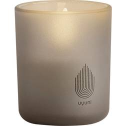 Uyuni LED Glas Stumpenkerze 6x7 cm Sandstone LED-Licht 7cm 2Stk.