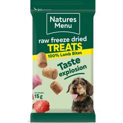 Natures Menu Freeze Dried Bites Lamb Dog Treats 4 x 15grams