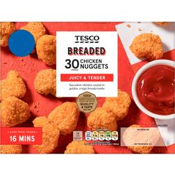Tesco Breaded 30 Chicken Nuggets 450G 450g