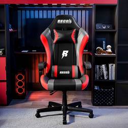 Recoil Vortex Gaming Chair Black PU Black Red