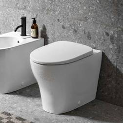 Geberit selnova rimless back to wall pan & soft close seat pack - 502.794.00.1