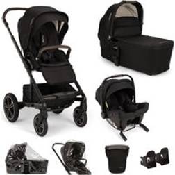 Nuna Mixx Next Travel System Bundle with I-Size Base Caviar