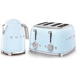 Smeg Eejb165 50S Retro Style Kettle And 4-Slice Toaster