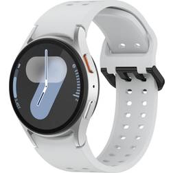 INF Dubbelknapps Silikonarmband För Samsung Galaxy Watch Grå