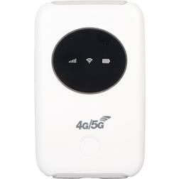 4G LTE WiFi Modem, Unlocked 5G WiFi Mobile Hotspot WiFi Router with SIM Card Slot and Micro USB 300Mbps High Speed ​​Portable Travel Hotspot for Travel