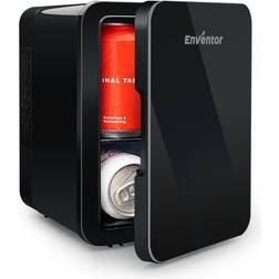 Enventor Mini Fridge 4 Litre 6 Can AC+12V DC Power Cooler & Warmer