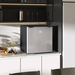 Homcom 46L Counter Top Fridge with Chiller Box Silver