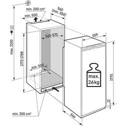 Liebherr Pure IRE5101 Fully Integrated Fridge Icebox