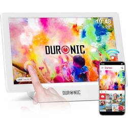 Duronic PF1D We Digitaler Bilderrahmen 32GB WiFi 10 Zoll Dockingstation