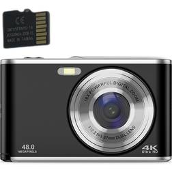 INF Digitalkamera 4K 48MP 16x Zoom Webbkamera med 32GB Minneskort