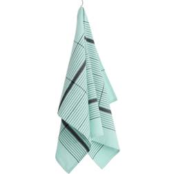 Hay Linear Turquoise Torchon de cuisine Turquoise (80x52cm)