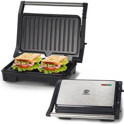 Superlex 1000W Panini Press Grill Sandwich 180° Toaster Maker