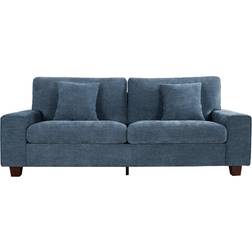 Latitude Run 89" Square Arm 3 Seater Sofa 88.6" 3 Seater