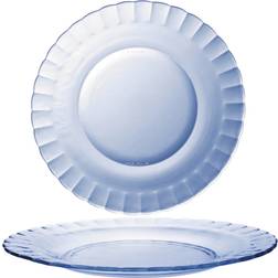 Duralex Duralex Picardie Marine Blå 230 x 20 mm Set om 6 st Assiett 23cm 6st