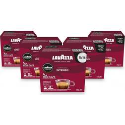 Lavazza A Modo Mio Intenso Coffee Capsules 5 Packs of 16