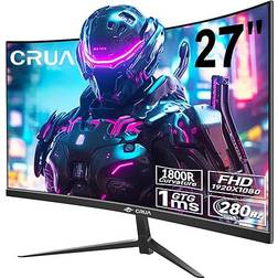 Crua 27 Inch 280Hz Curved Gaming Monitor