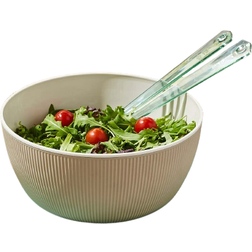 Elements Large Taupe Salad Bowl 23cm