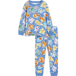 H&M Boys Blue Printed pyjamas