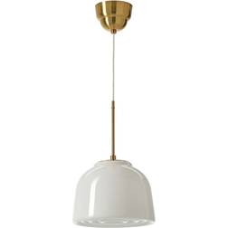 IKEA Mudderverk Taklampa Mässing Opalvit Glas Pendellampa ∅ 29cm