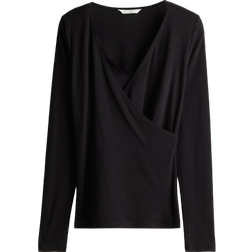 H&M Mama Ribbestrikket Ammetopp Size L