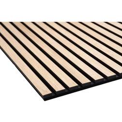 By Venø Akustikpaneel Eiche MDF Schwarz Filz 60 cm x 270 cm