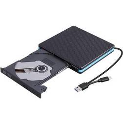 MTP Products Slankt Eksternt DVD-Drev USB-C USB-A