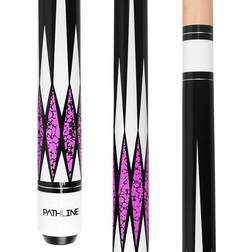 Linea Pathline Pool Cue Stick 58 Inch Canadian Maple Billiard Pool Stick 19oz
