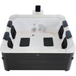 Latitude Run Hot Tub Oslo 4-6 Person Portable 13A Plug & Play